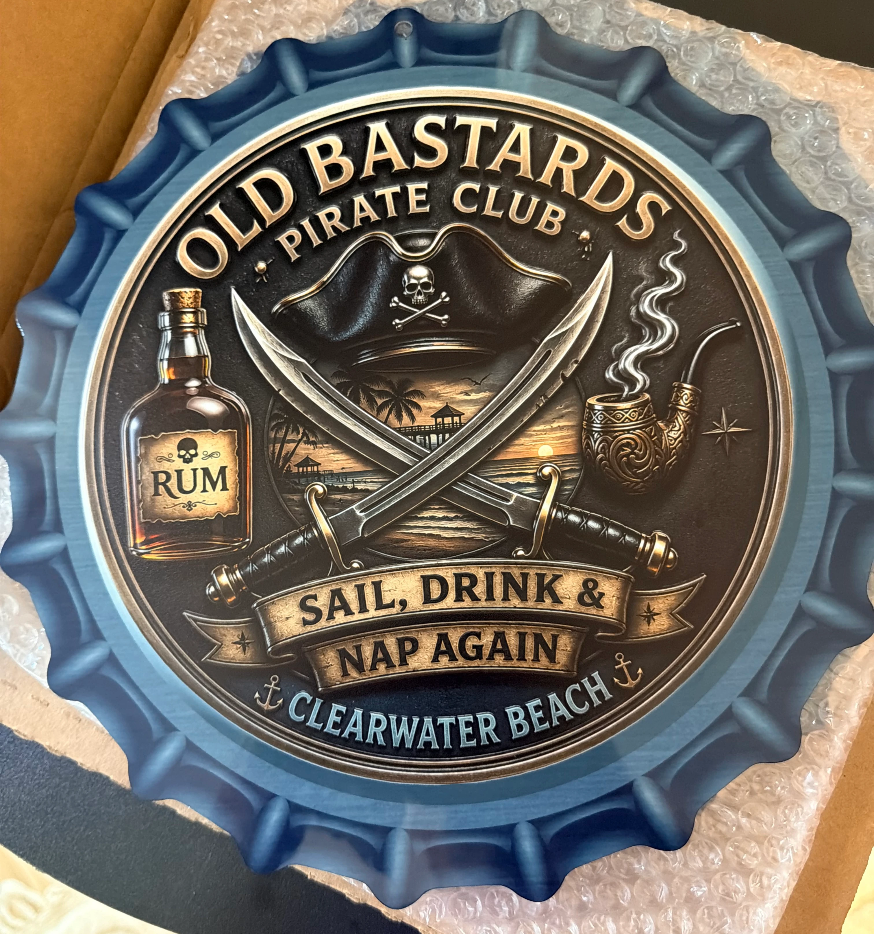 Clearwater Beach Man Cave Sign